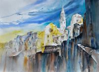 Matera, Italien 76x56cm